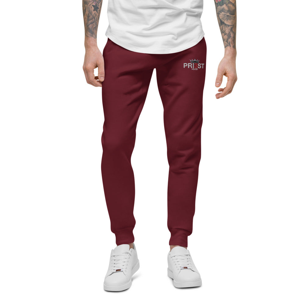 Red Christian pants