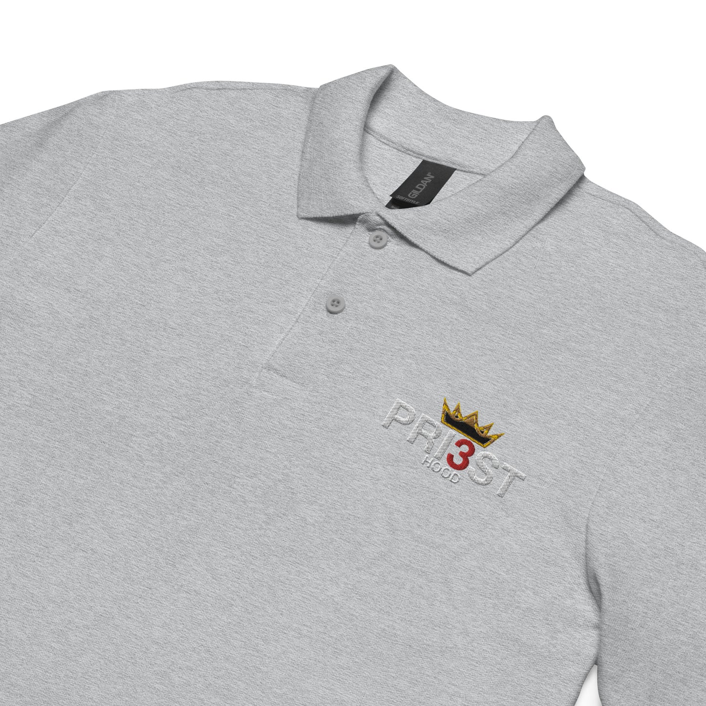 Pri3sthood Unisex pique polo shirt