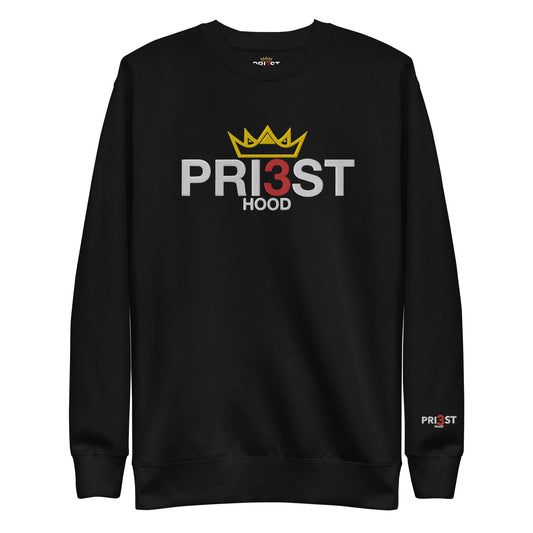 Pri3sthood (embroidered) Unisex Premium Sweatshirt