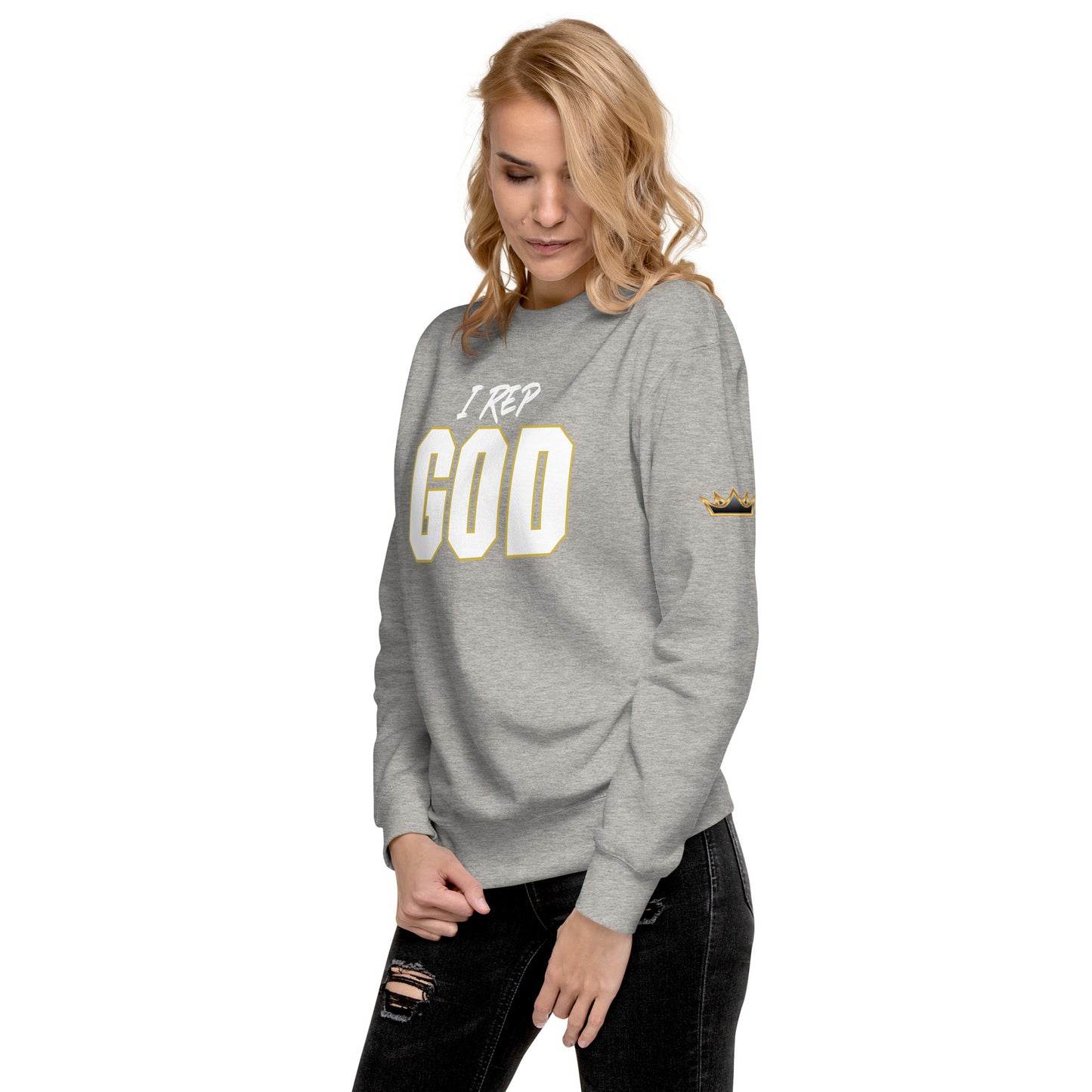 I Rep GOD Unisex Premium Sweatshirt