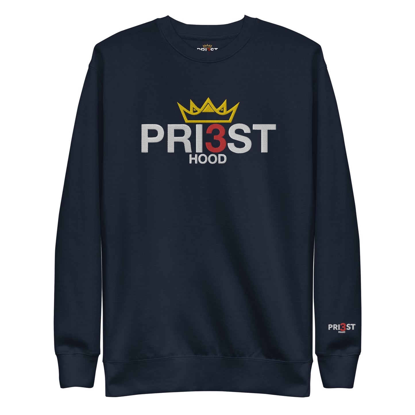 Pri3sthood (embroidered) Unisex Premium Sweatshirt