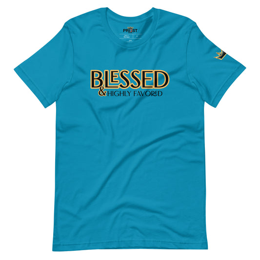 BLESSED & Highly Favored Unisex t-shirt