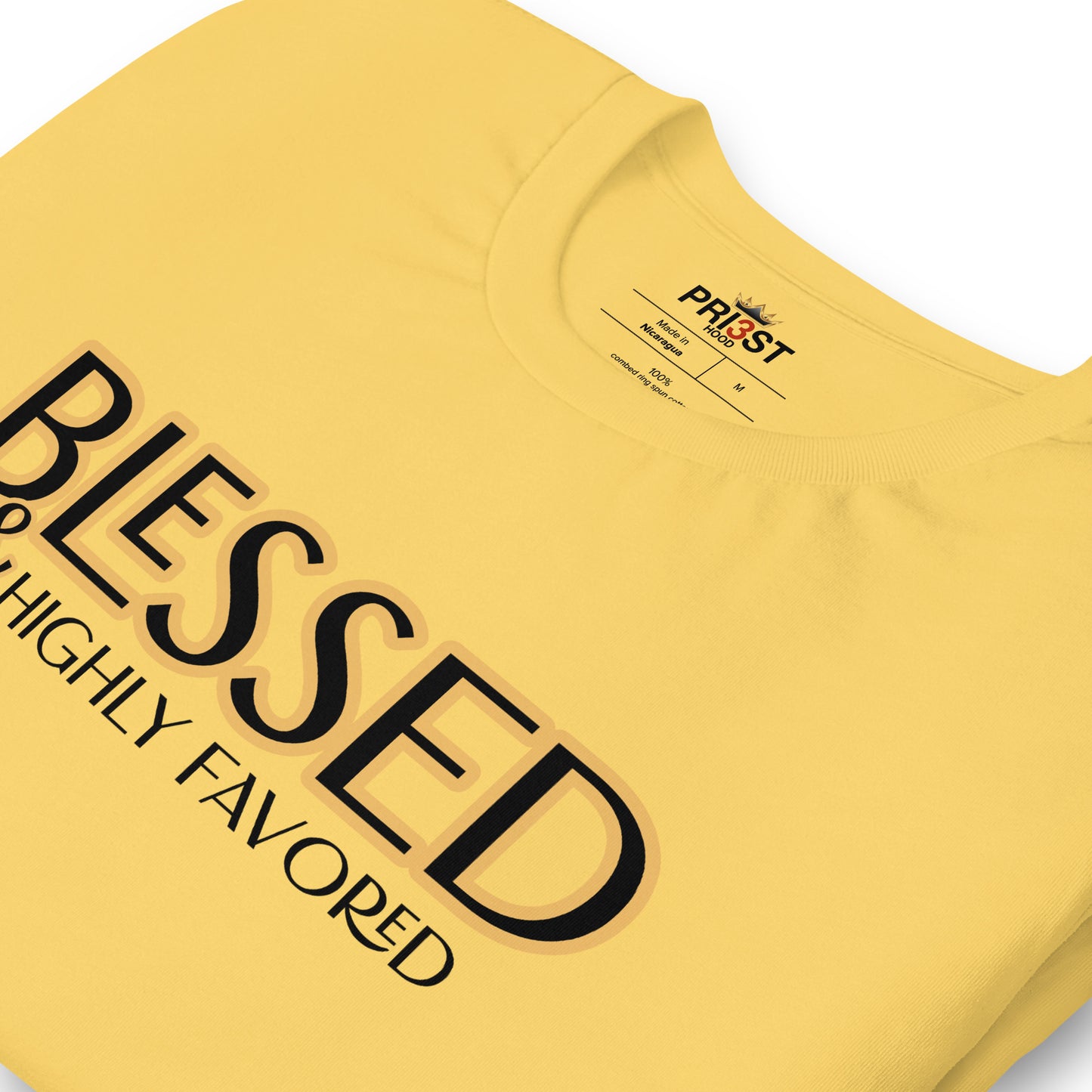 BLESSED & Highly Favored Unisex t-shirt