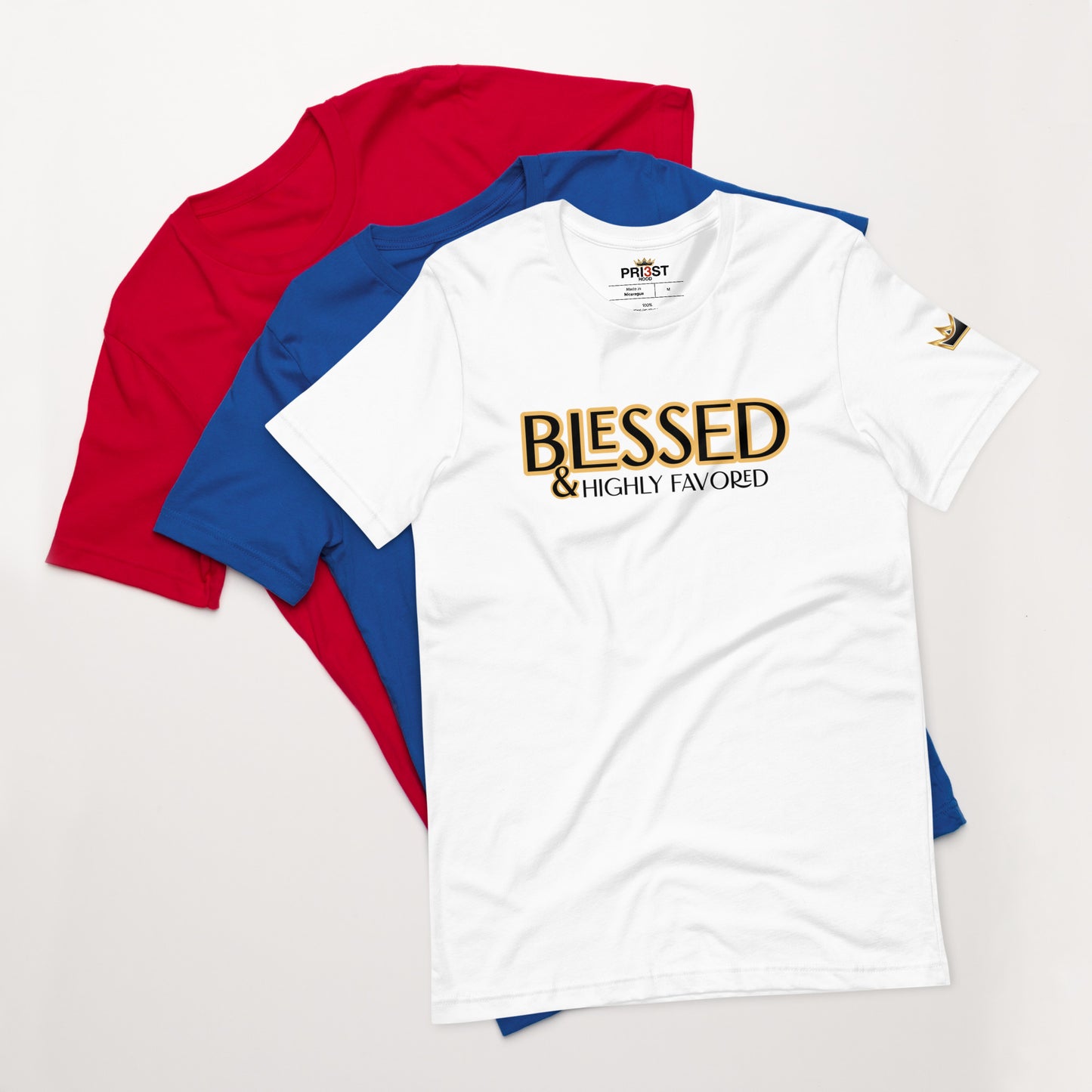 BLESSED & Highly Favored Unisex t-shirt