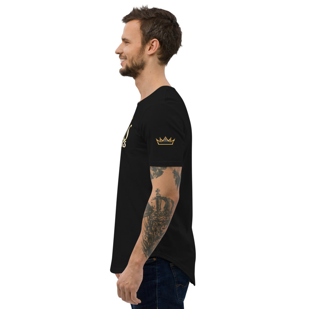 KING OF KINGS Curved Hem T-Shirt