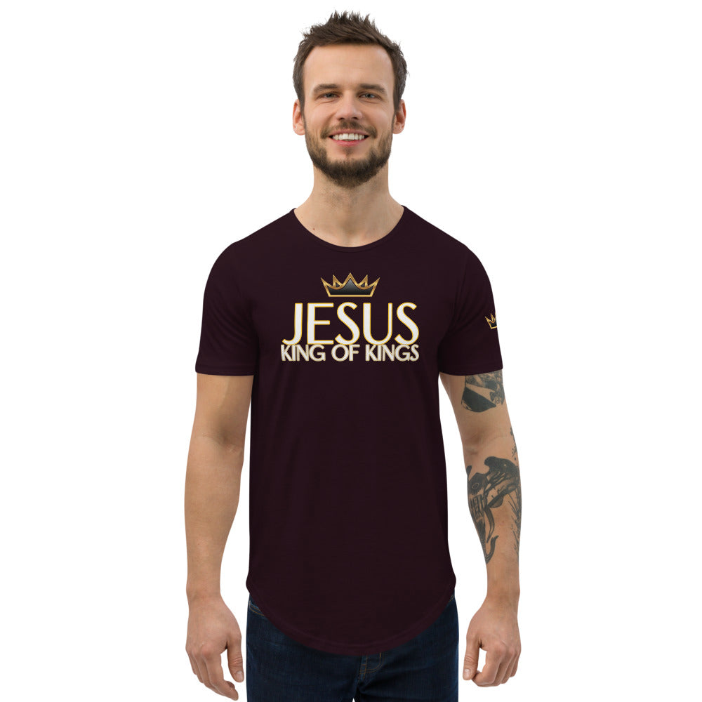 KING OF KINGS Curved Hem T-Shirt