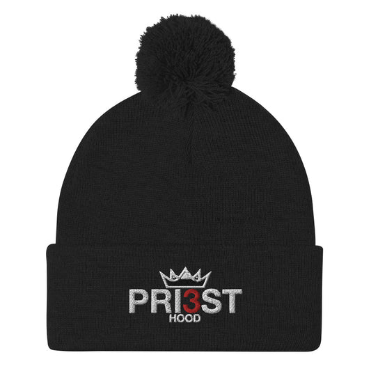 PRI3STHOOD Pom-Pom Beanie