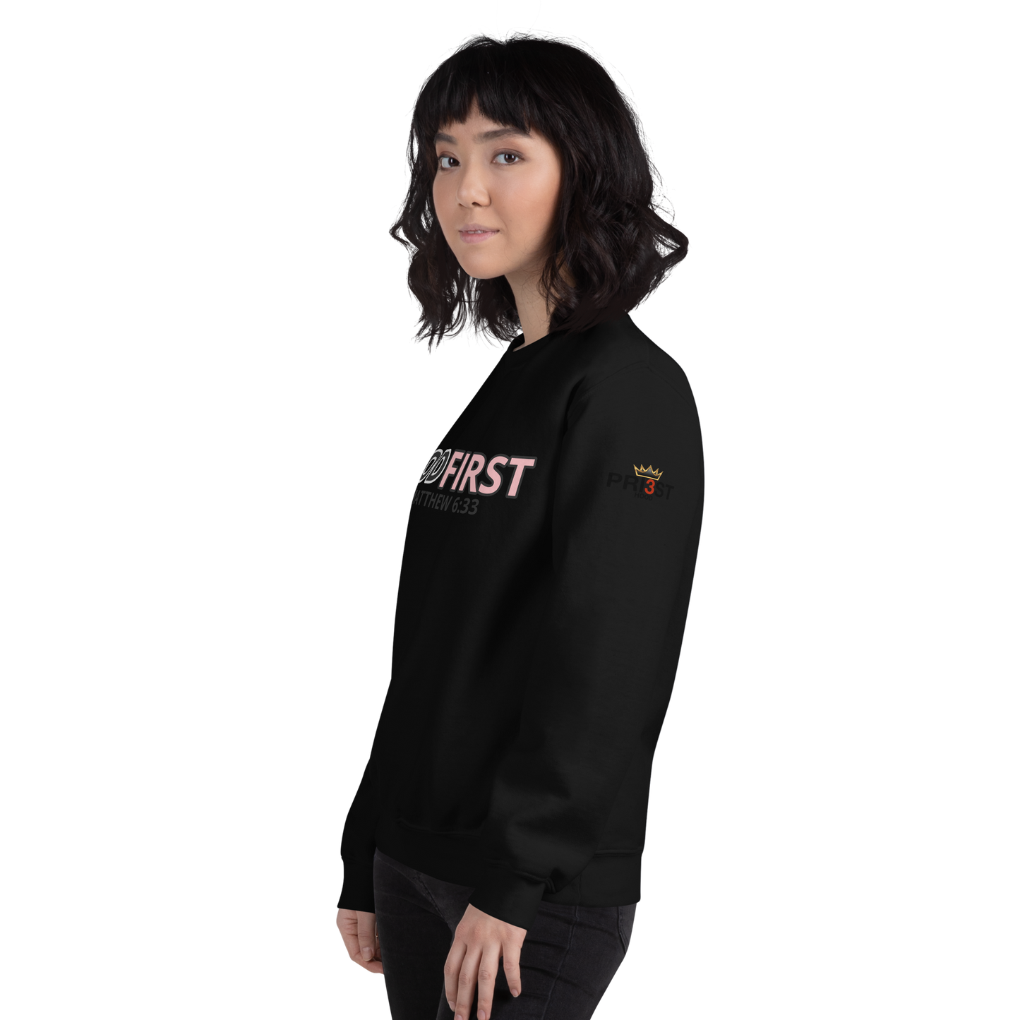 GOD FIRST Unisex Sweatshirt