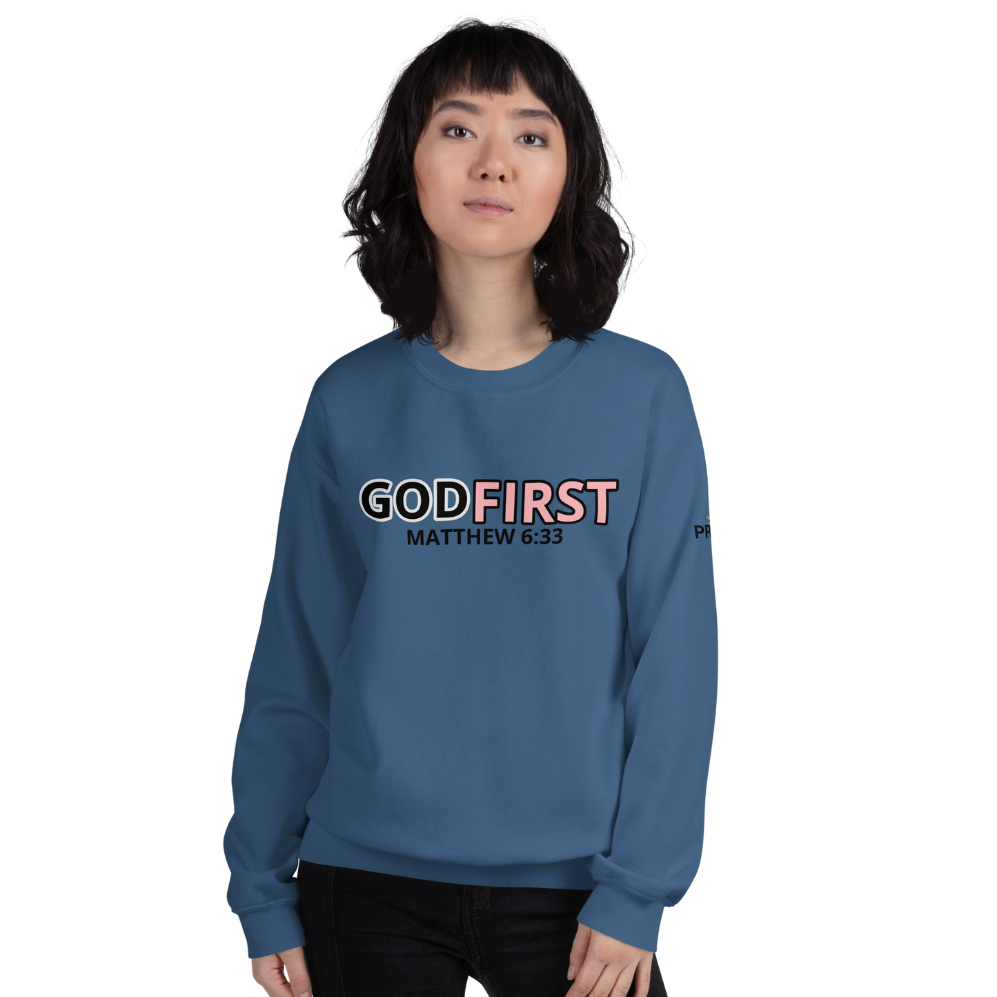 GOD FIRST Unisex Sweatshirt