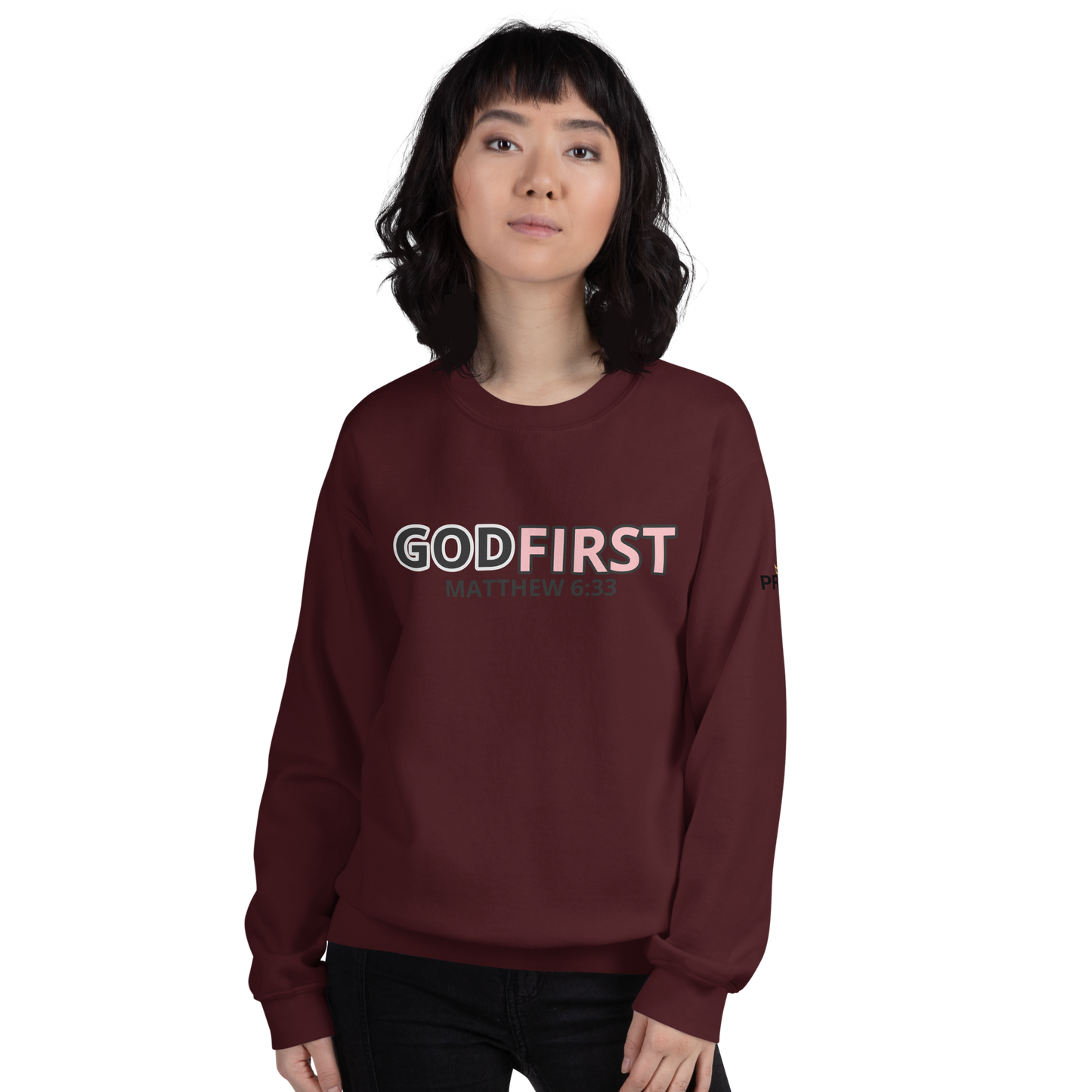 GOD FIRST Unisex Sweatshirt