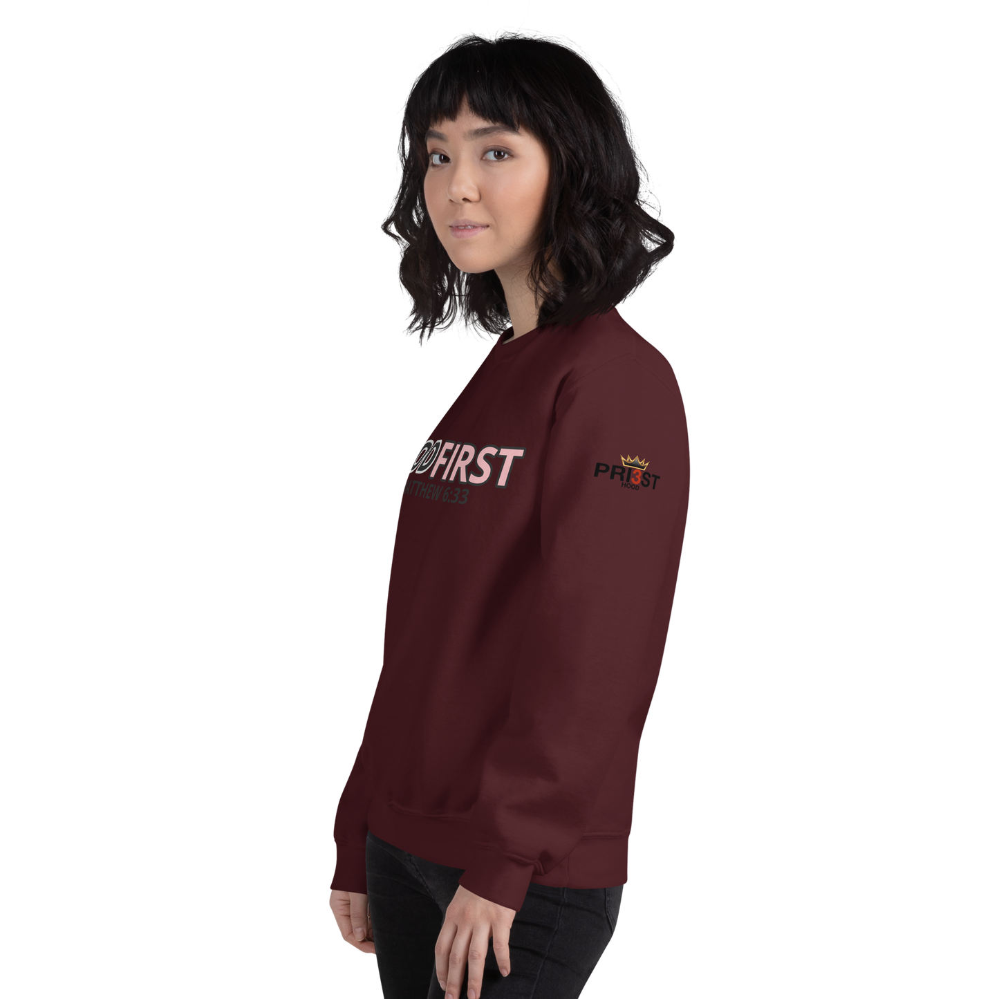 GOD FIRST Unisex Sweatshirt