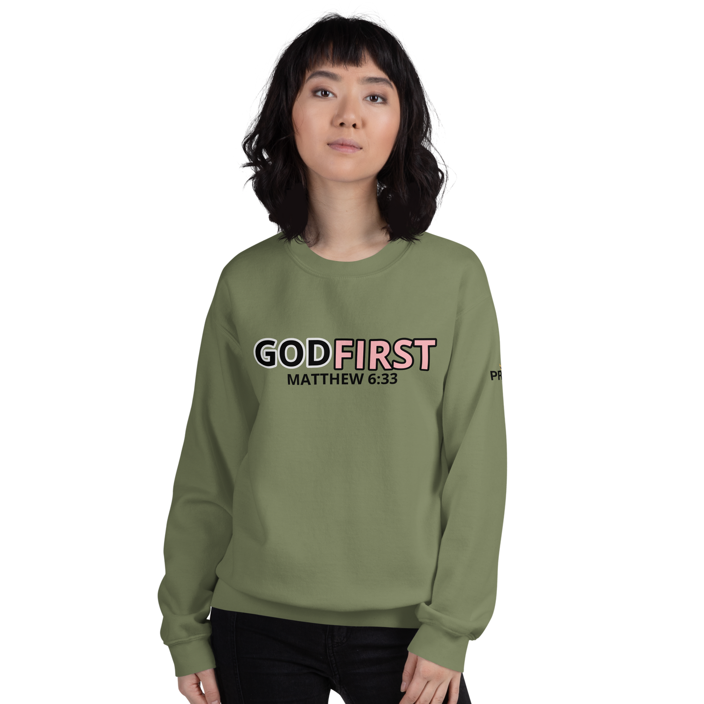 GOD FIRST Unisex Sweatshirt