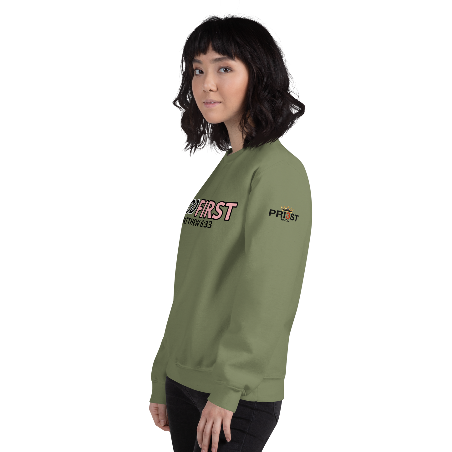 GOD FIRST Unisex Sweatshirt