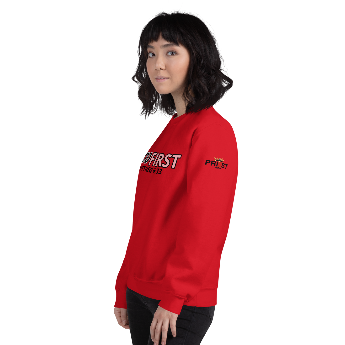 GOD FIRST Unisex Sweatshirt