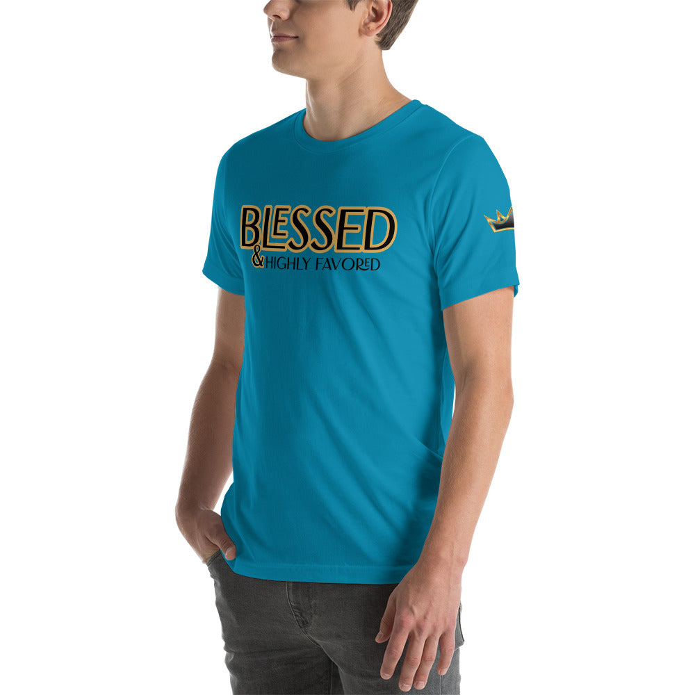 BLESSED & Highly Favored Unisex t-shirt