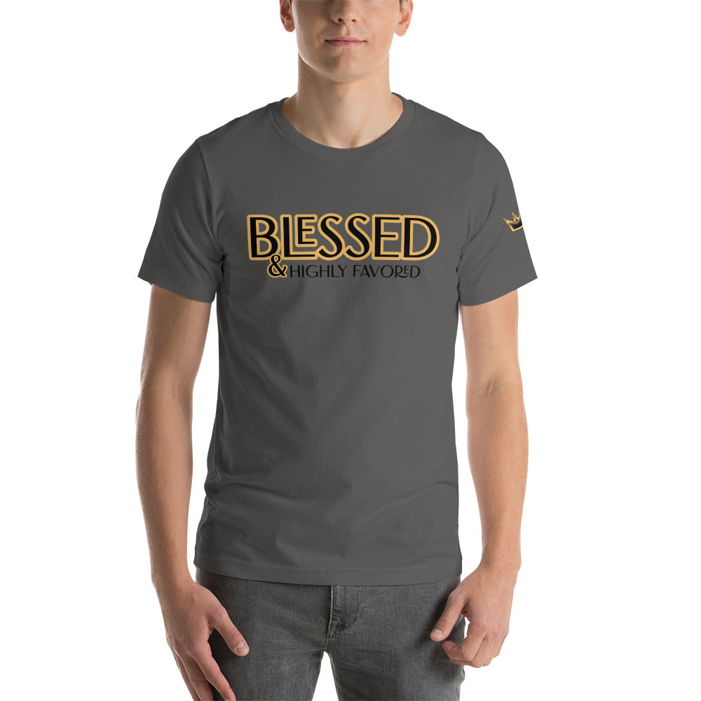 BLESSED & Highly Favored Unisex t-shirt