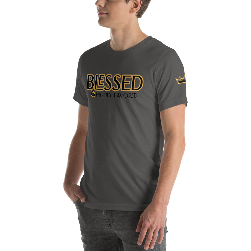 BLESSED & Highly Favored Unisex t-shirt