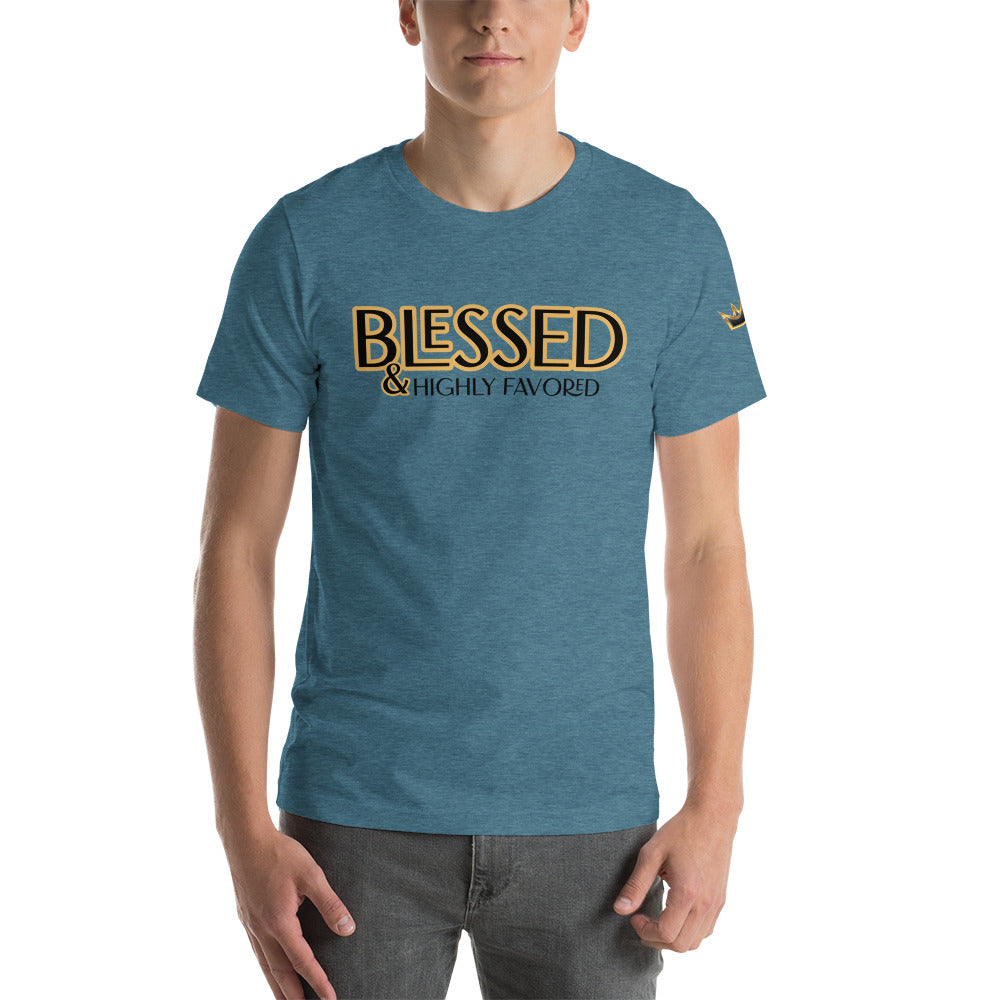 BLESSED & Highly Favored Unisex t-shirt