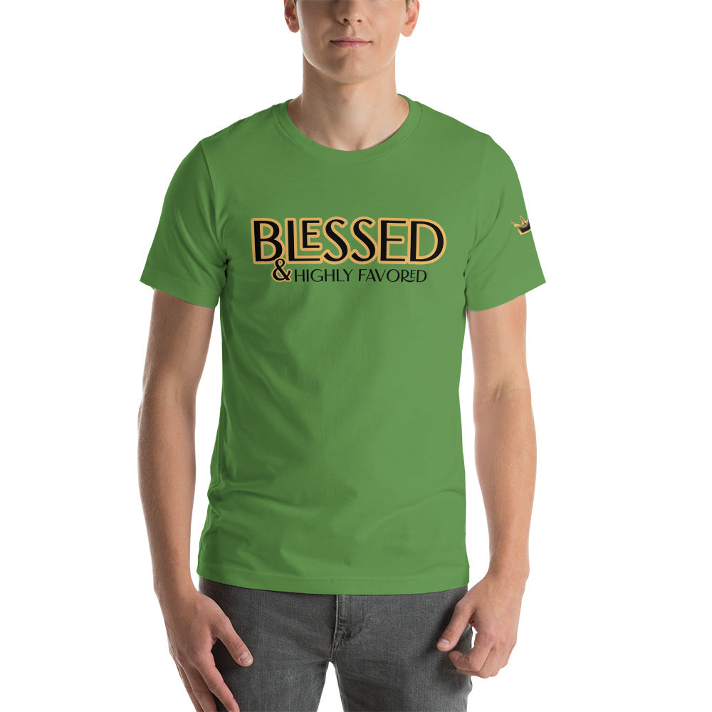 BLESSED & Highly Favored Unisex t-shirt