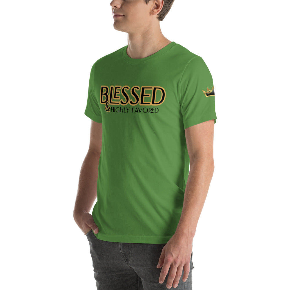 BLESSED & Highly Favored Unisex t-shirt