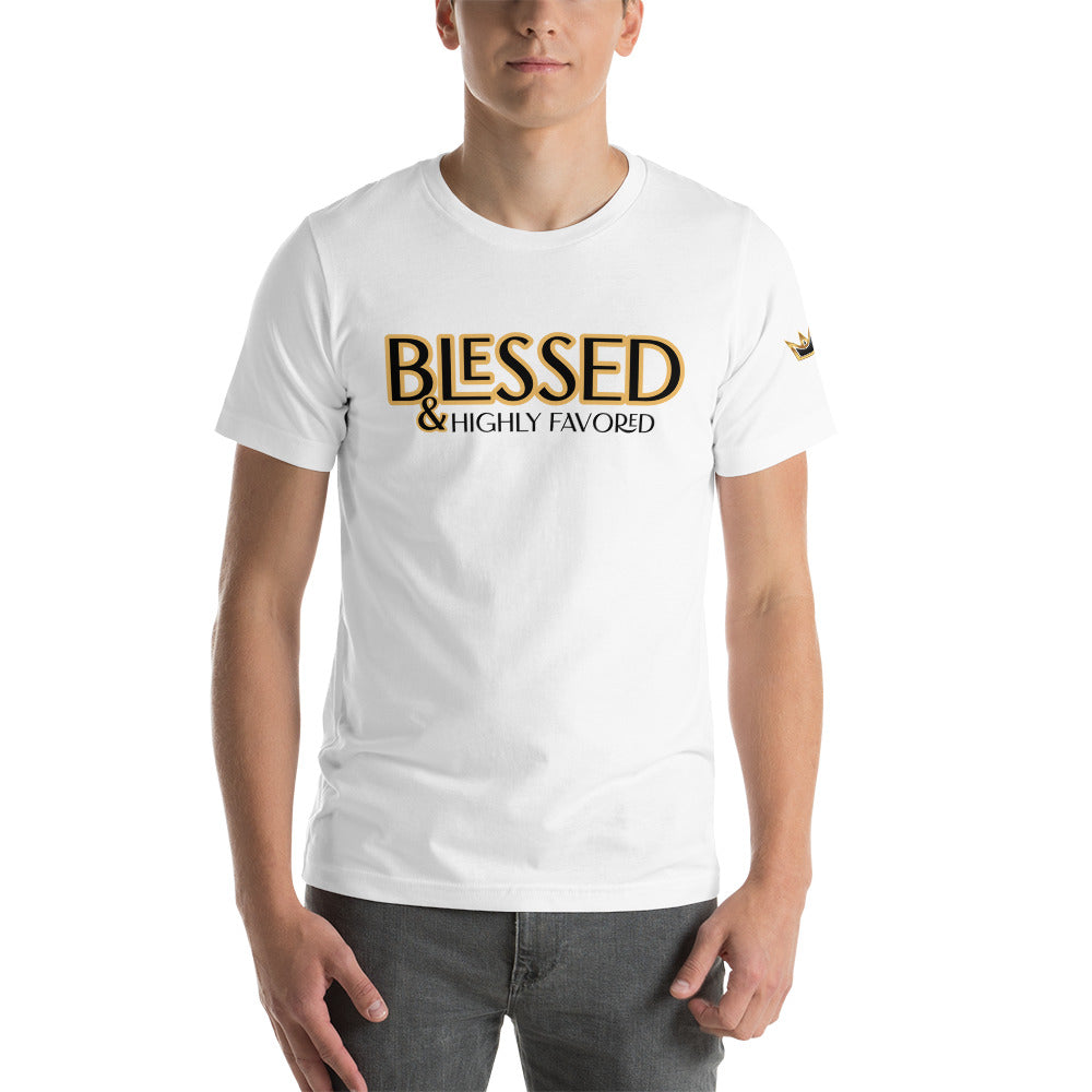 BLESSED & Highly Favored Unisex t-shirt