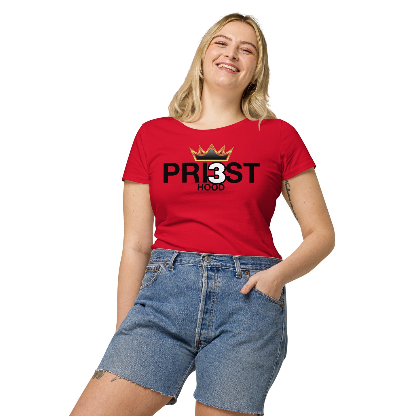 PRI3STHOOD Women’s cut organic t-shirt