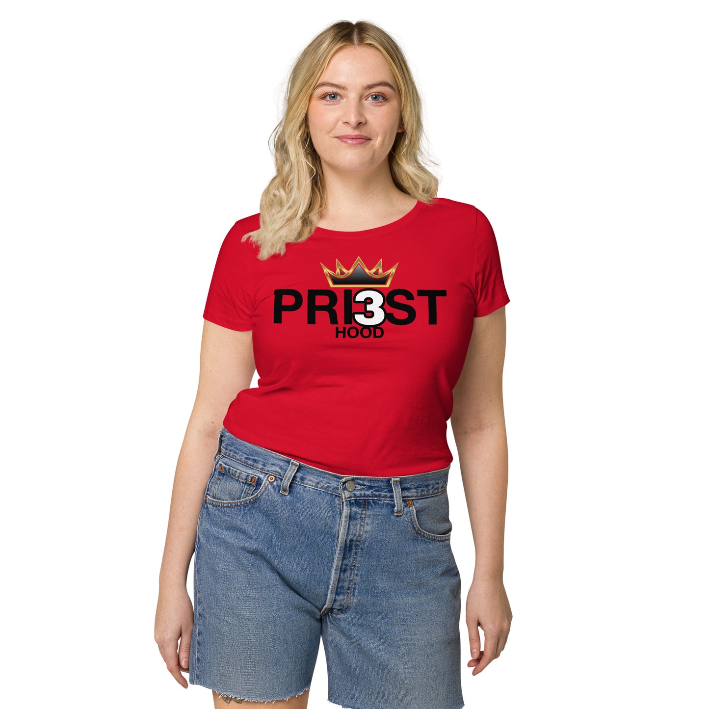 PRI3STHOOD Women’s cut organic t-shirt